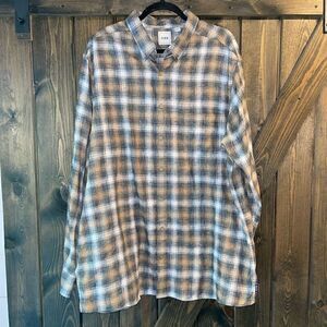 NWOT ROWM Plaid Shirt